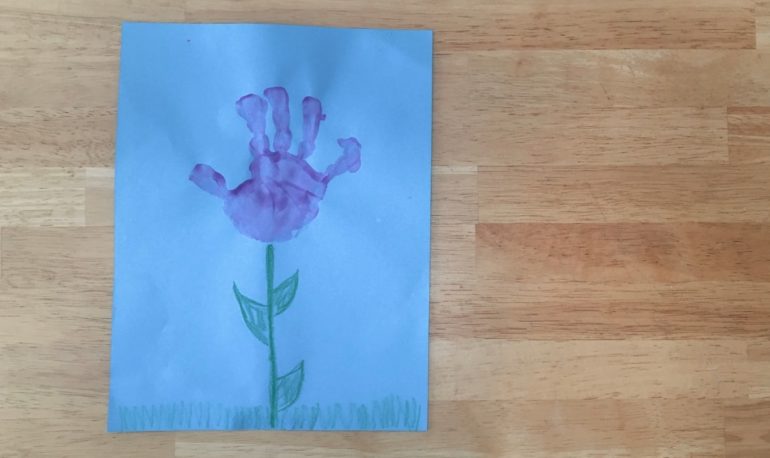 handprint flower