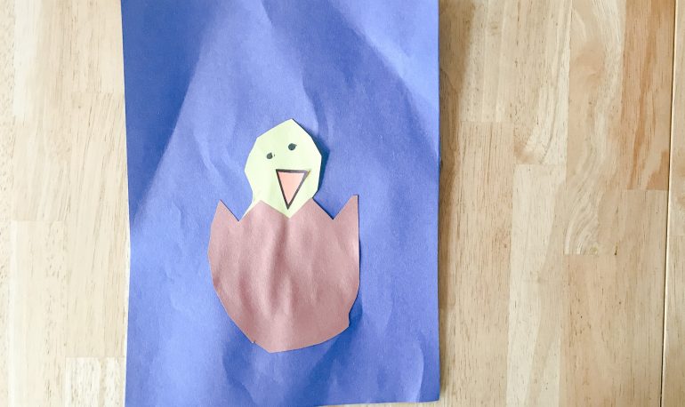 baby chick spring craft