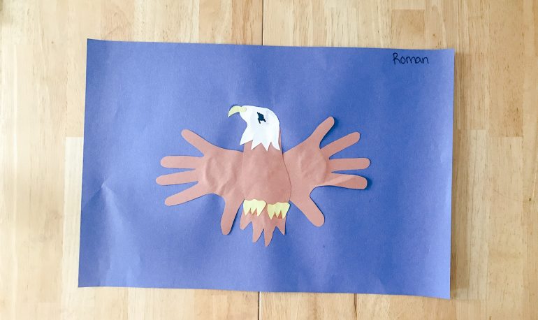 patriotic bald eagle craft