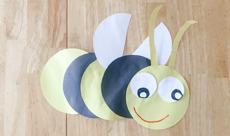 mess-free bees craft
