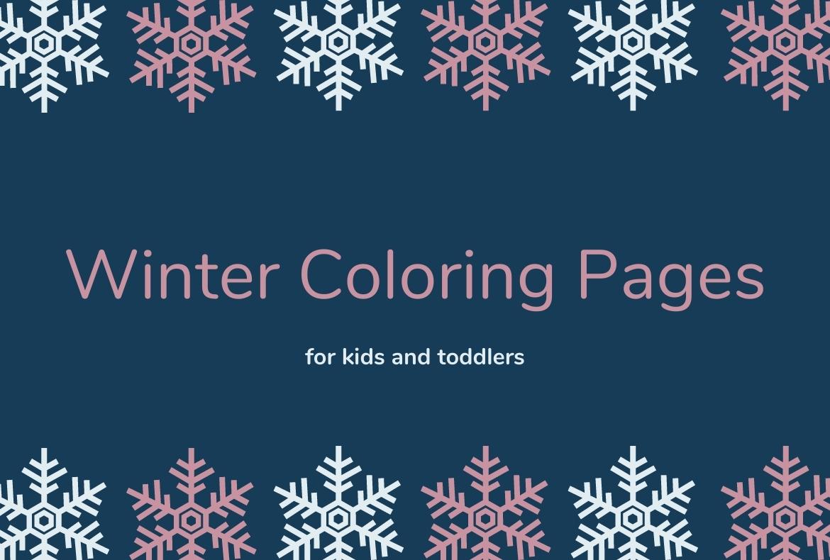 winter coloring pages- feature