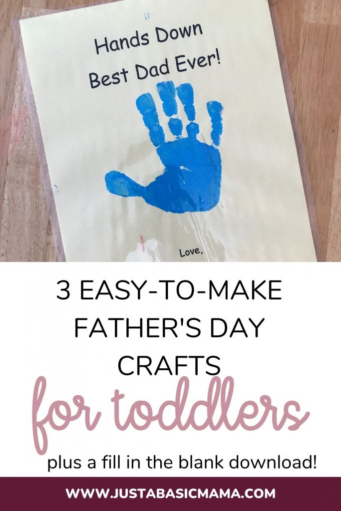 Easy Father's Day Crafts - pin