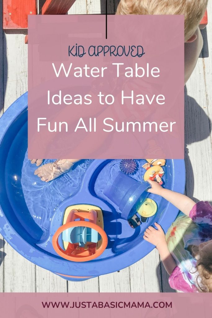 water table activities - pin