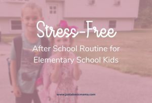 after school routine ideas for kids