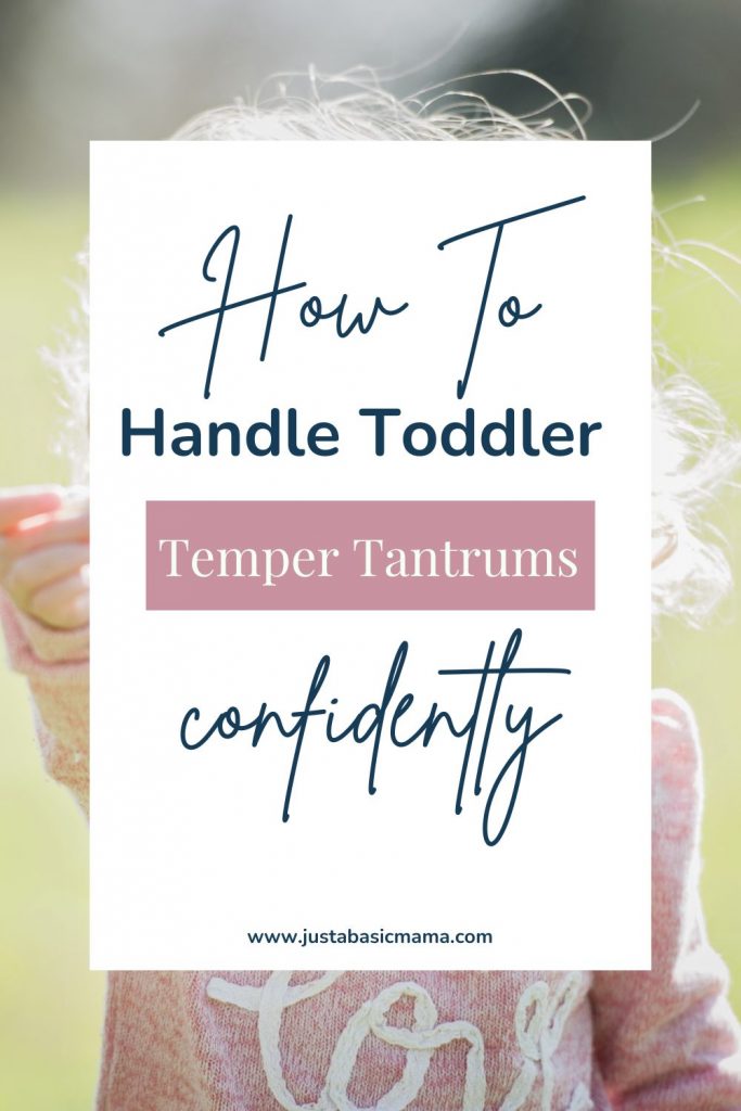 toddler temper tantrums