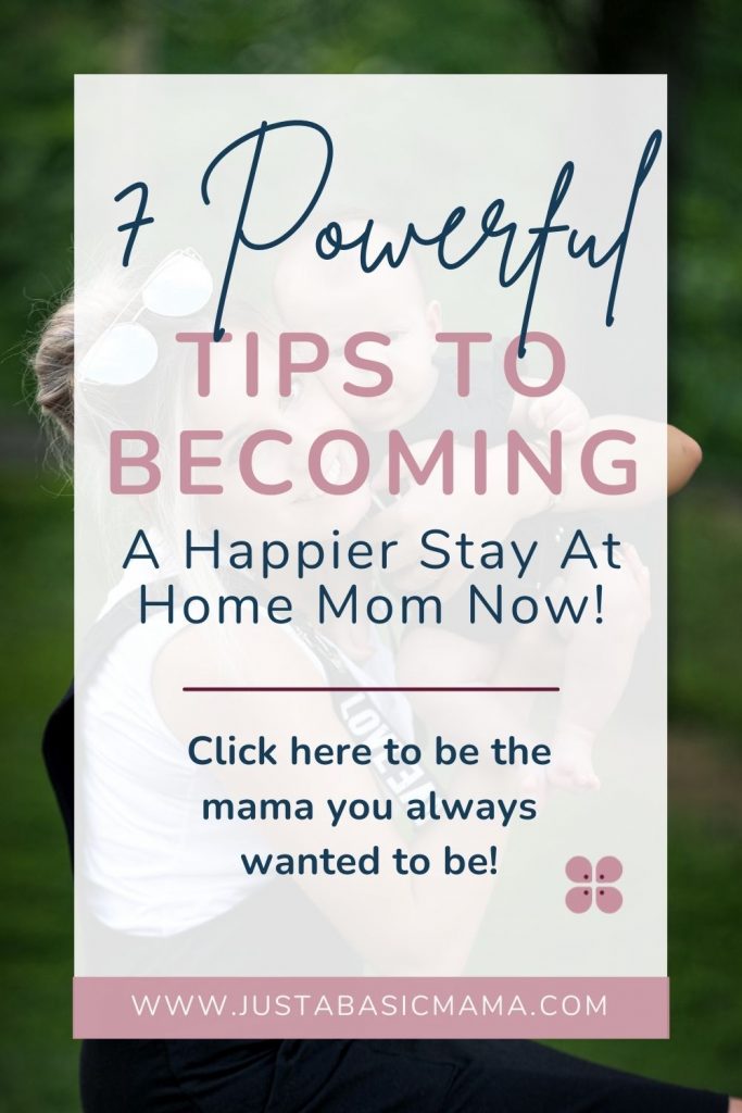 advice for stay at home moms - pin