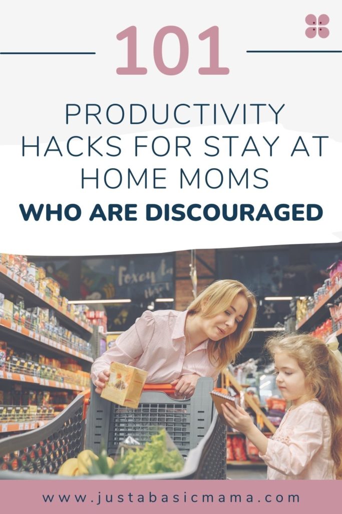 Productivity Hacks for Stay At Home Moms - Pin