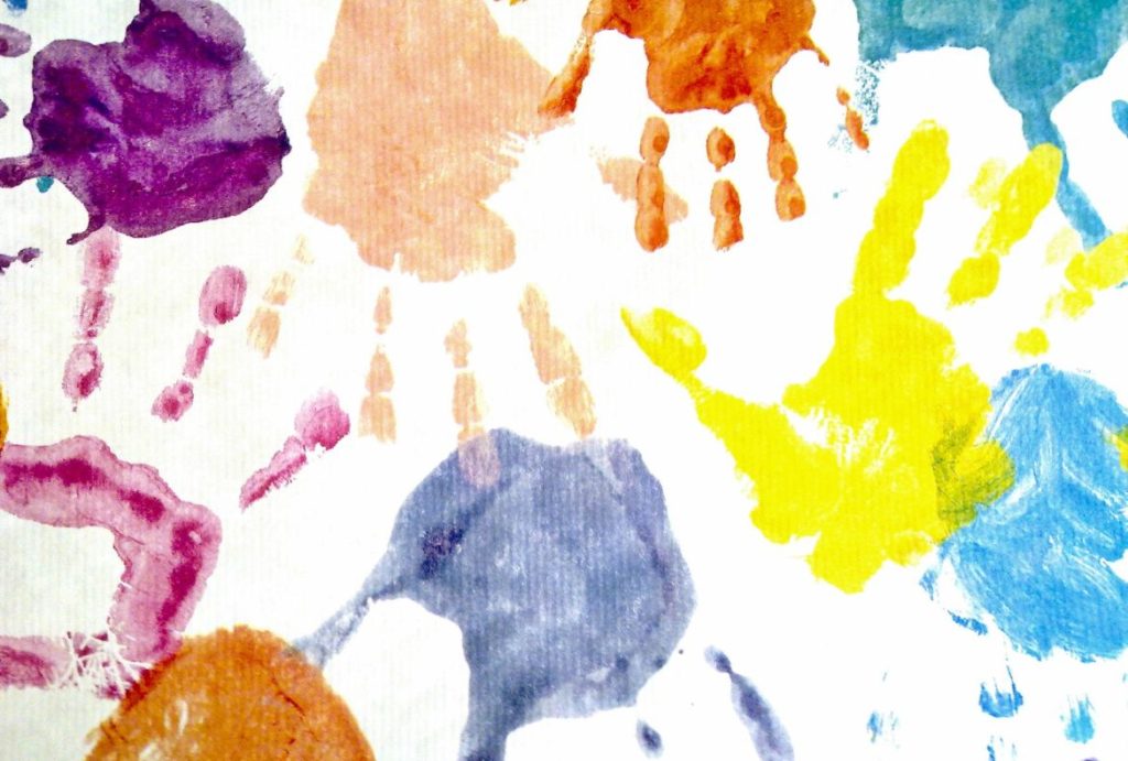 handprint art for kids